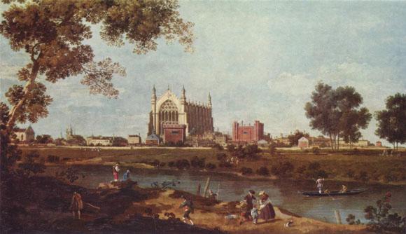 Foto Cuadro lienzo: Canaletto (Giovanni Antonio Canal) - Eton College - cuadro 786279 foto 309788