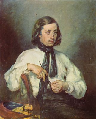 Foto Cuadro lienzo: Jean-François Millet - Retrato de Armand Ono - cuadro 4221 foto 295453