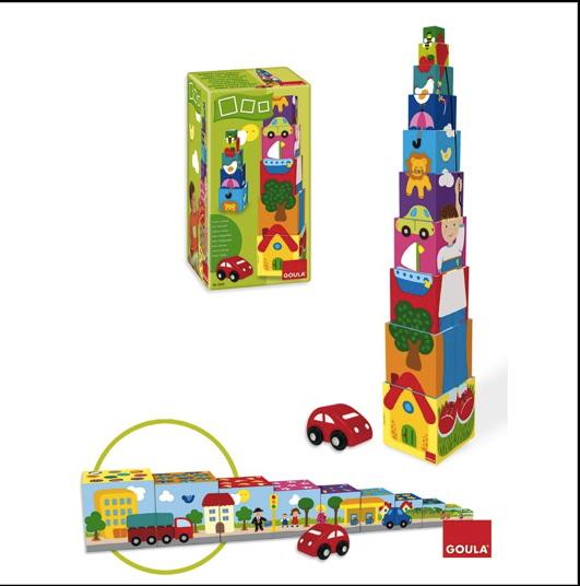 Foto Cubos Apilables Coches-Goula