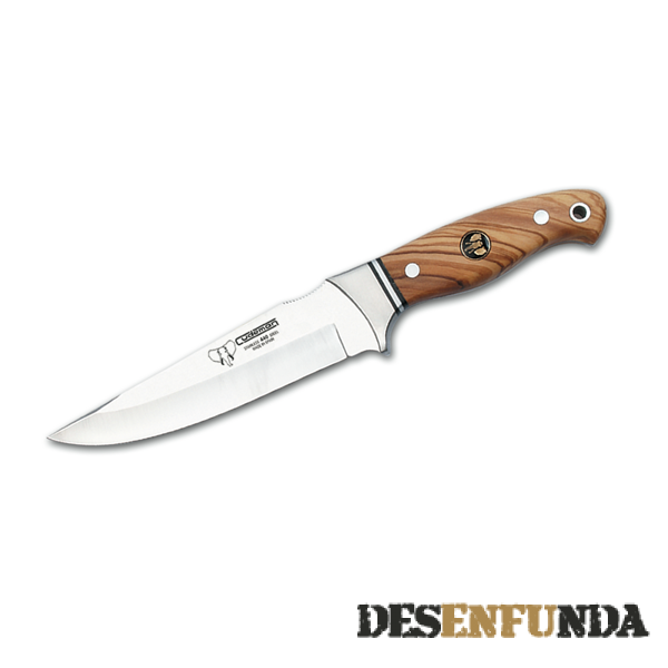 Foto Cuchillo de caza Cudeman modelo 'Bongo' con mango de olivo y Hoja en acero A-304 de 15 Cm. 248-l foto 410920