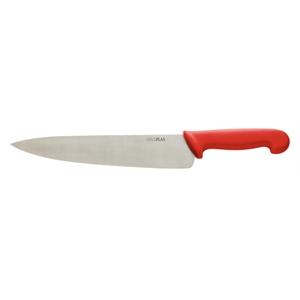 Foto Cuchillo de cocina 10' Cuchillo de cocina, mango rojo, 25,5 cm