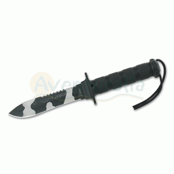Foto Cuchillo de supervivencia AITOR jungle king II black camo con hoja de 13,5 cm. foto 408696