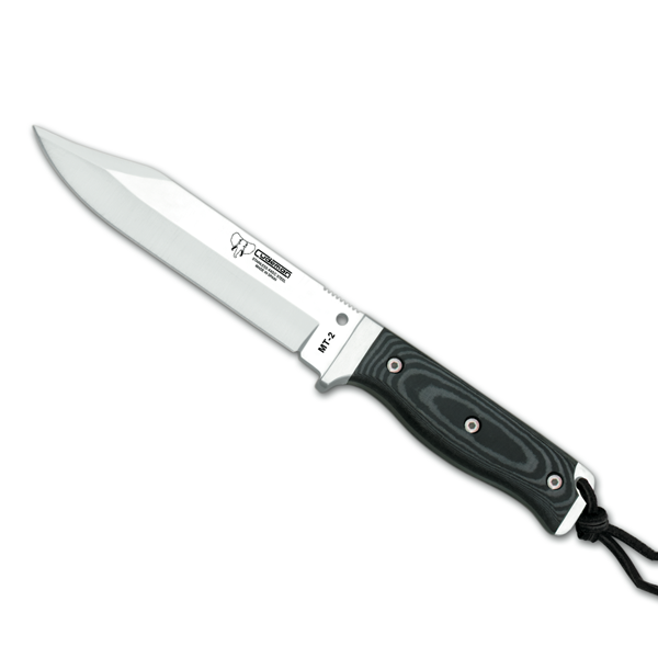 Foto Cuchillo de supervivencia Cudeman MT-2 con mango de micarta y hoja de 15 cm. 296-m