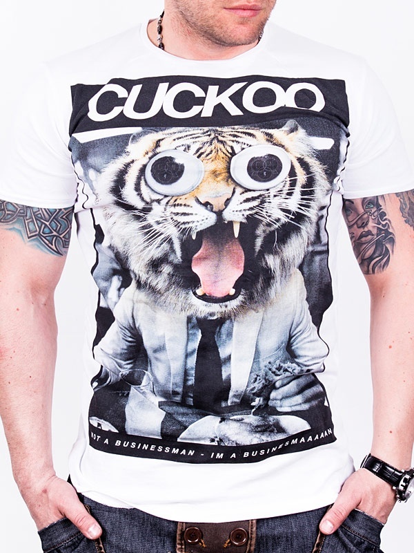 Foto Cuckoo Tiger Camiseta – Blanco - XL foto 304607