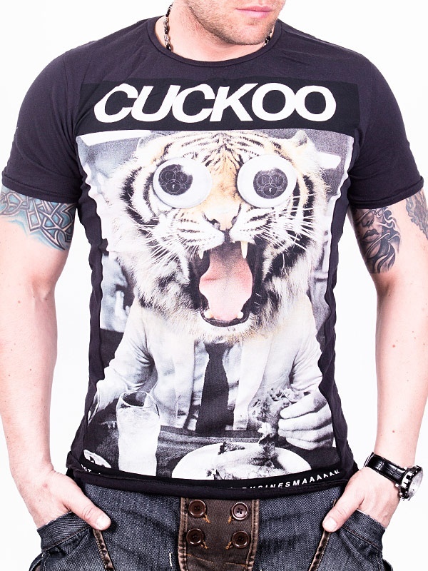 Foto Cuckoo Tiger Camiseta – Gris - M foto 304604