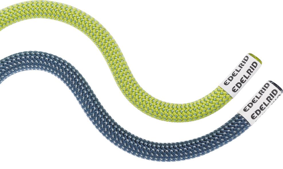 Foto Cuerda de escalada Edelrid Apus azul/blanco , oasis