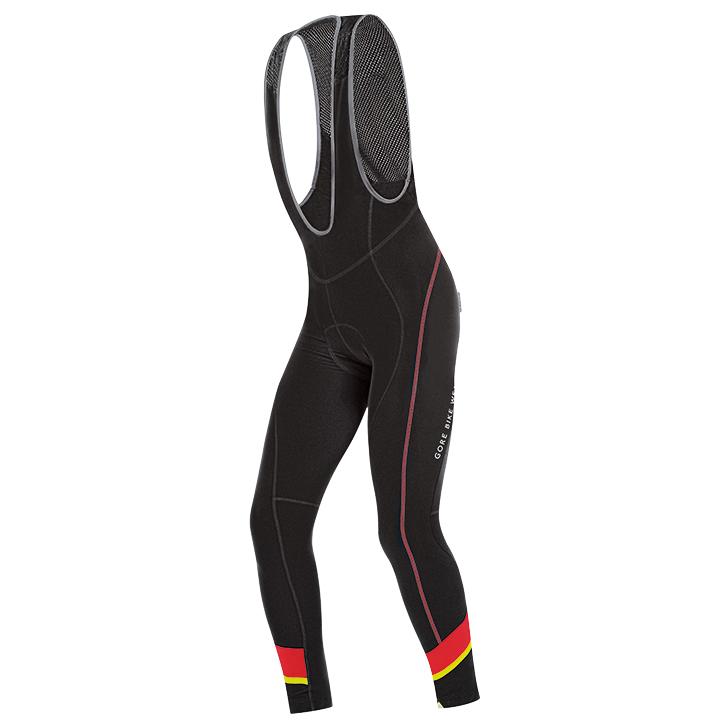 Foto Culotte largo con tirantes Gore Bike Wear Power 2.0 negro-rojo