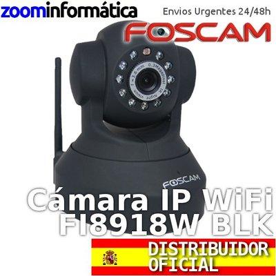 Foto Cámara Ip Foscam Fi8918w Wifi Infrarrojos Sonido Movimiento Software Gratis Negr