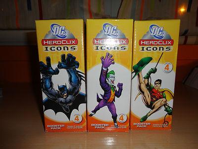 Foto Dc Heroclix Icon Booster Pack X3 Lot foto 191926