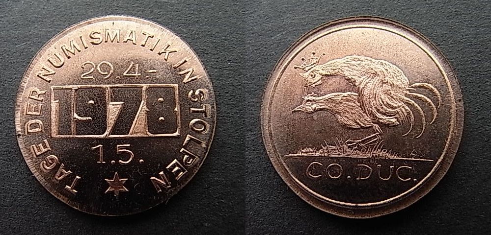 Foto Ddr Medaille Tage der Numismatik Stolpen 1978 foto 383376