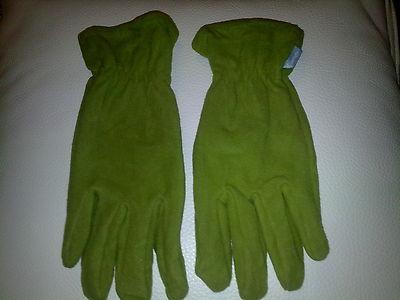 Foto decathlon - guantes nuevos - color verde - tejido polar - polar green gloves foto 266378