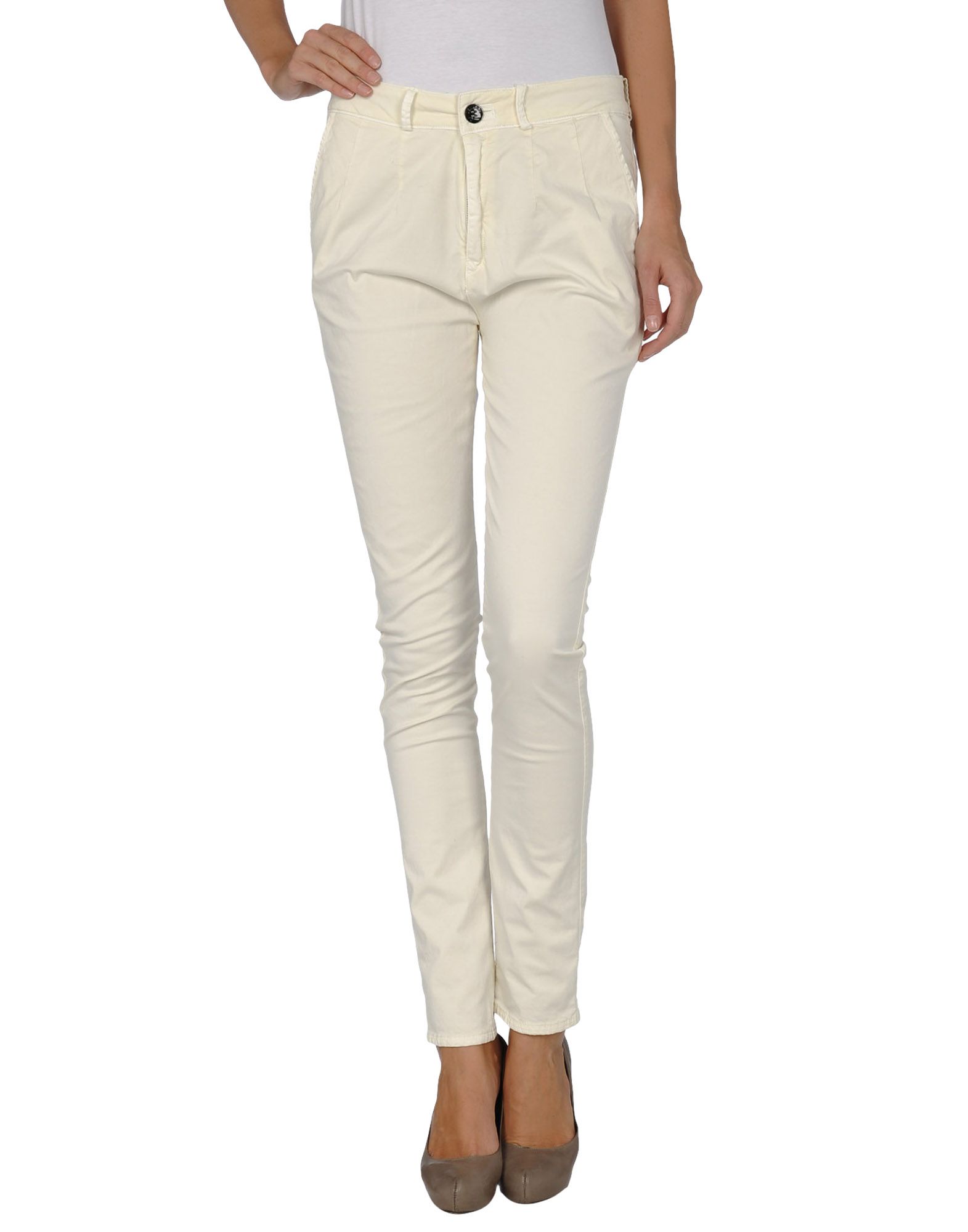 Foto Denham Pantalones Mujer Marfil foto 621173