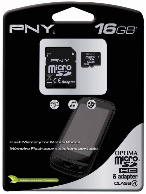Foto Desconocido Micro SD HC PNY 16GB C4 Con Adapt