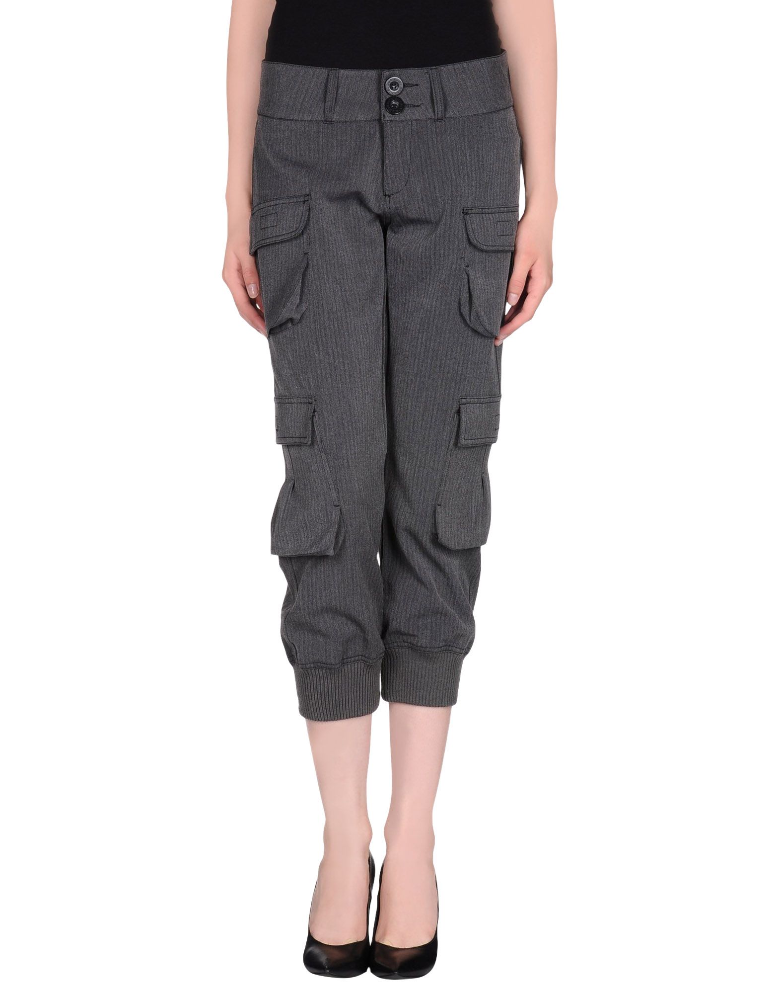 Foto Desigual Pantalones Piratas Mujer Plomo foto 912878