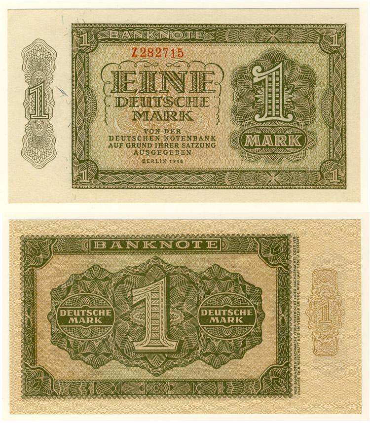Foto Deutsche Demokratische Republik 1 Deutsche Mark 1948 foto 784619