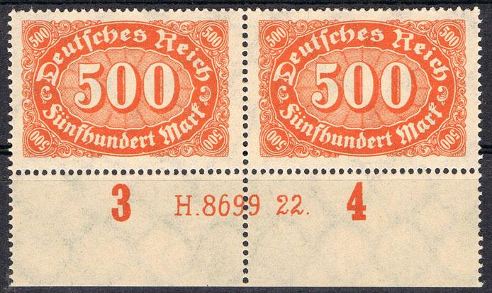 Foto Deutsches Reich 500 Mark 1923
