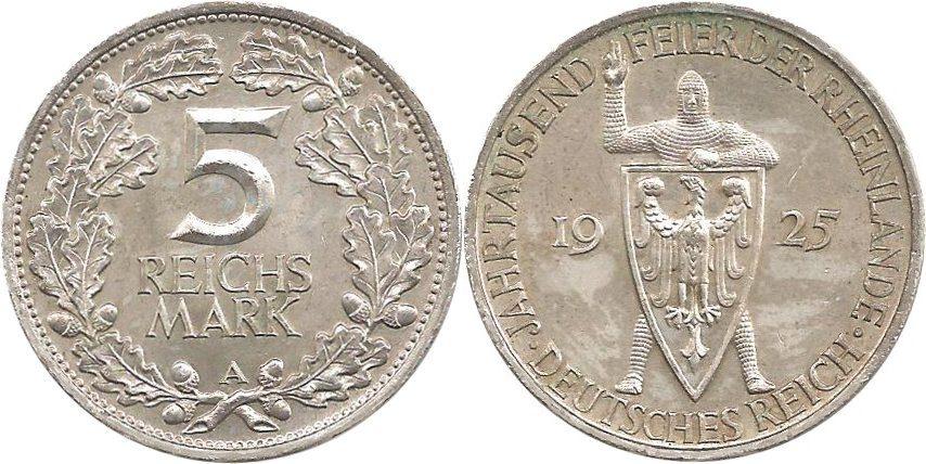 Foto Deutschland 5 Mark 1925 foto 603223