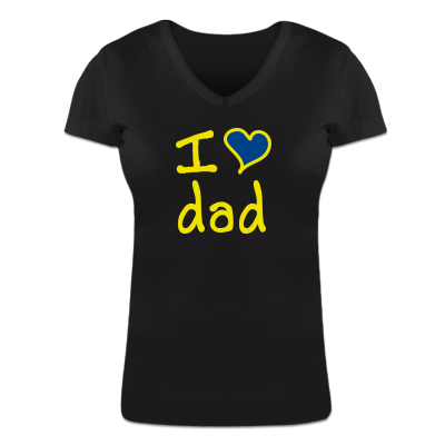 Foto Dia del padre papa daddy father Camiseta cuello de pico chica foto 200039