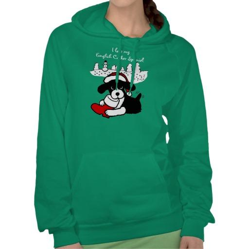 Foto Dibujo animado del navidad del perro de aguas de s Camisetas foto 607644