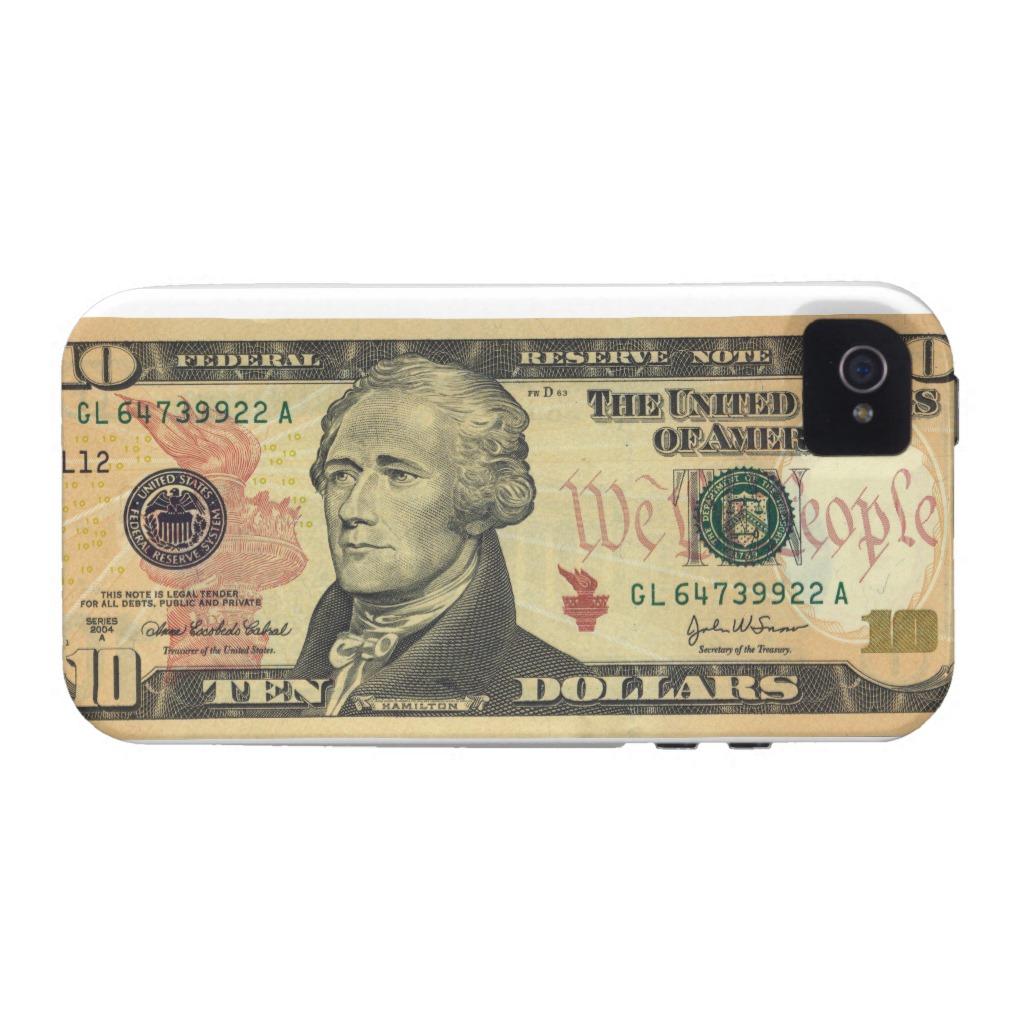 Foto Diez el billete de dólar Federal Reserve observa l Vibe Iphone 4... foto 912546