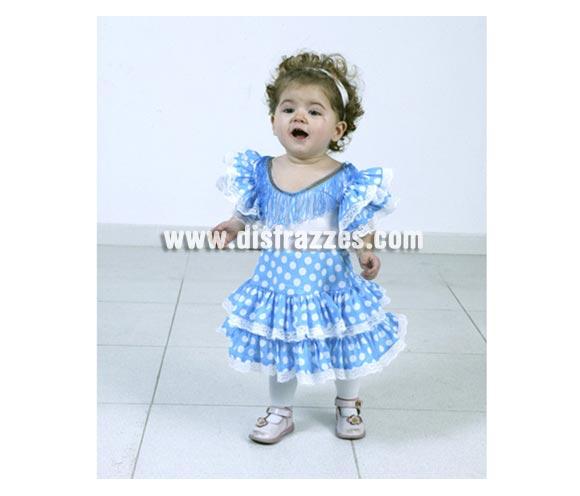 Foto Disfraz de Flamenca Azul para Bebés de 1-2 años foto 914170