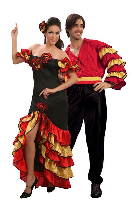 Foto Disfraz de pareja de bailaores flamencos foto 914141