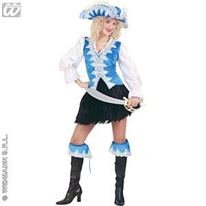 Foto Disfraz de Piratesa Real Azul