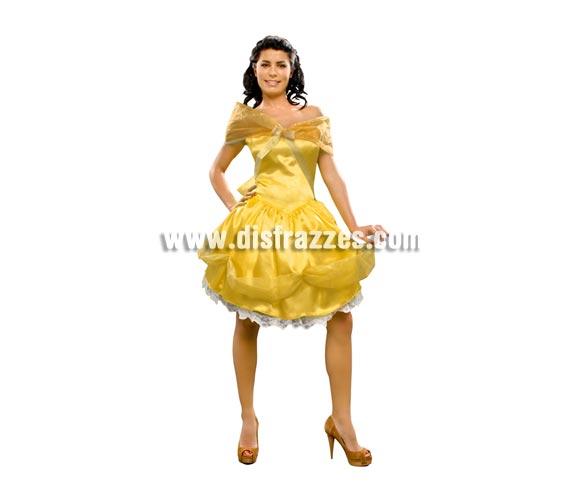 Foto Disfraz de Princesa Bella amarilla mujer talla M-L foto 195033