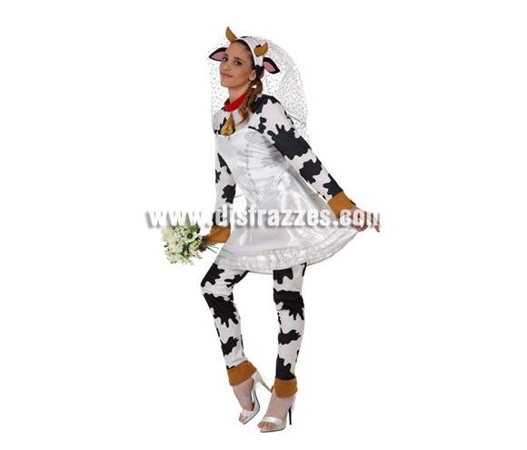 Foto Disfraz de Vaca Novia para mujer talla M-L foto 251030