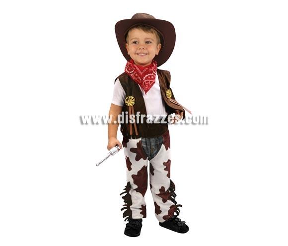 Foto Disfraz de Vaquero marrón y blanco 3-4 años niño foto 79395