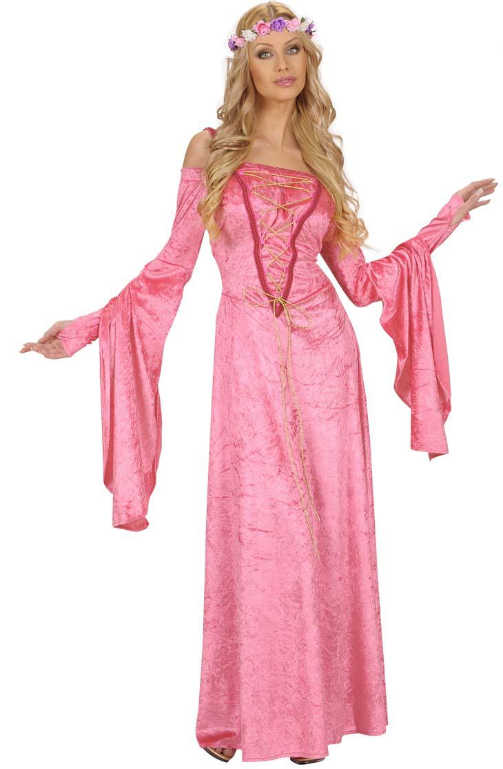 Foto Disfraz medieval rosa para mujer foto 310613