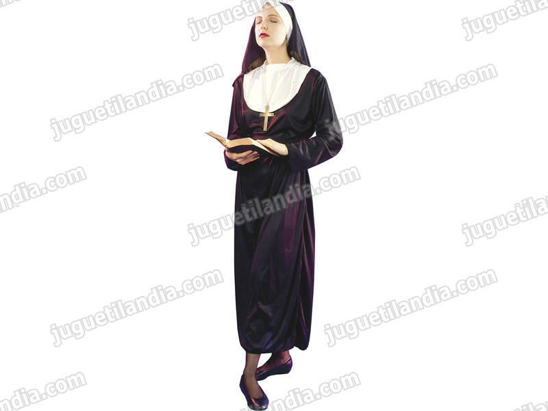 Foto Disfraz monja mujer talla l foto 95673