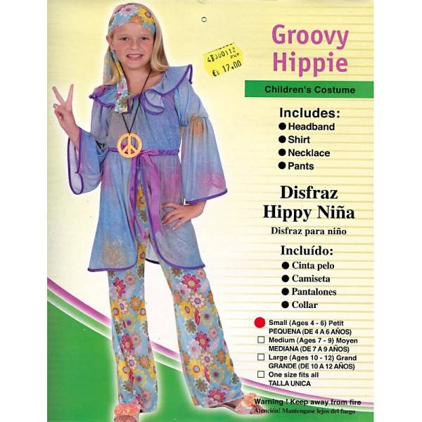 Foto Disfraz niña Hippy de 4 a 6 años
