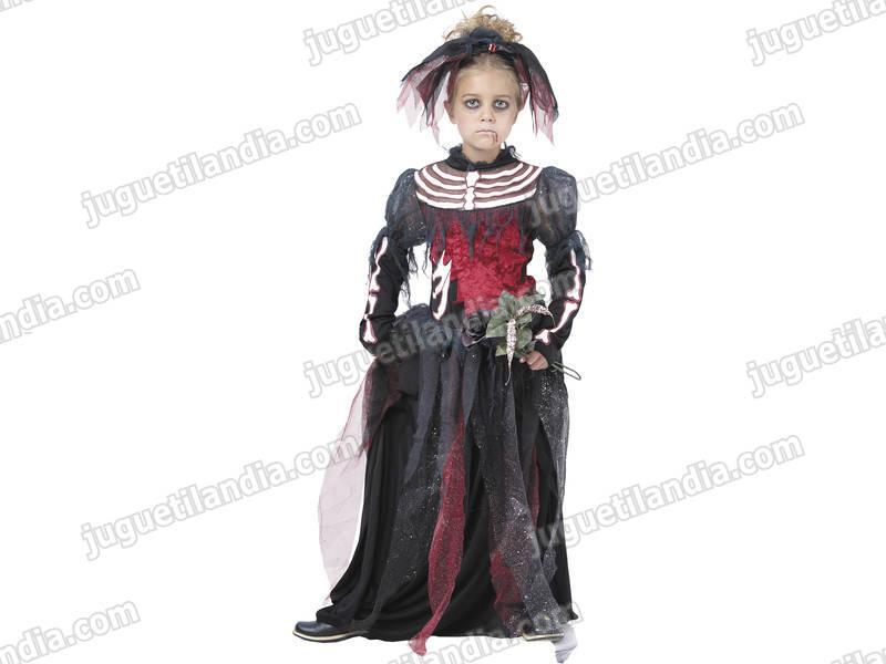 Foto Disfraz novia esqueleto niña talla s foto 257899