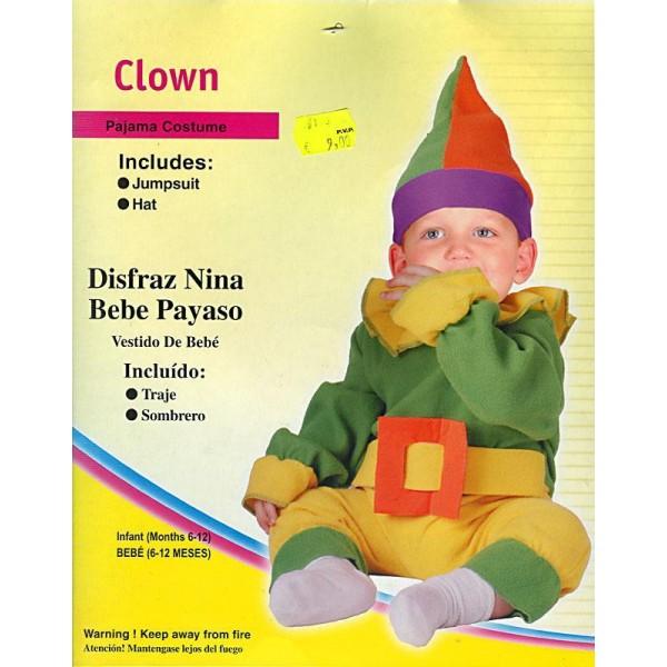 Foto Disfraz Payaso para bebé de 6 a 12 meses