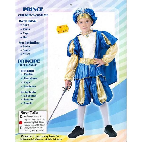 Foto Disfraz Principe azul talla 7 a 9 años