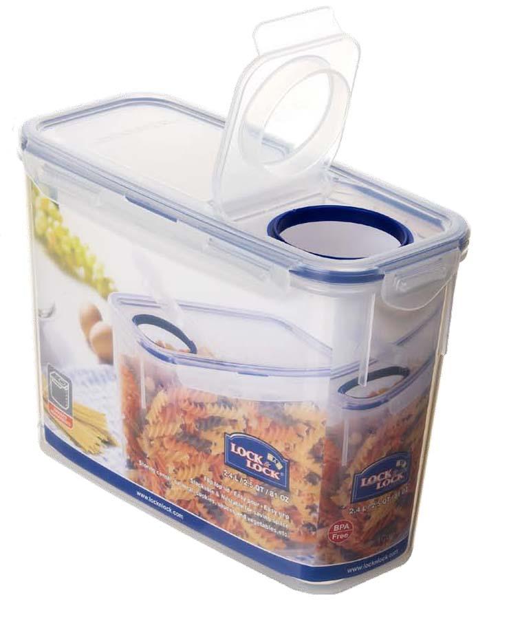 Foto Dispensador Hermético Rectangular Lock And Lock - 3.4l (24x11x22cm)