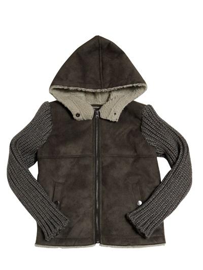 Foto dking chaqueta de shearling eco con capucha foto 625805