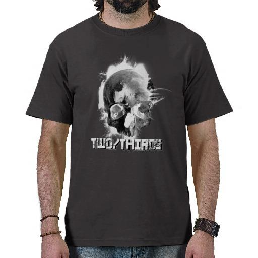 Foto Dos tercios - Cráneo del Grunge Camiseta foto 587354