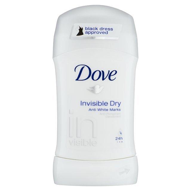 Стики dove. Dove Invisible Dry Deodorant Stick. Dove дезодорант-стик 40 мл невидимый {6}. Dove дезодорант женский стик. Дезодорант твердый женский Даф невидимый 40 мл.