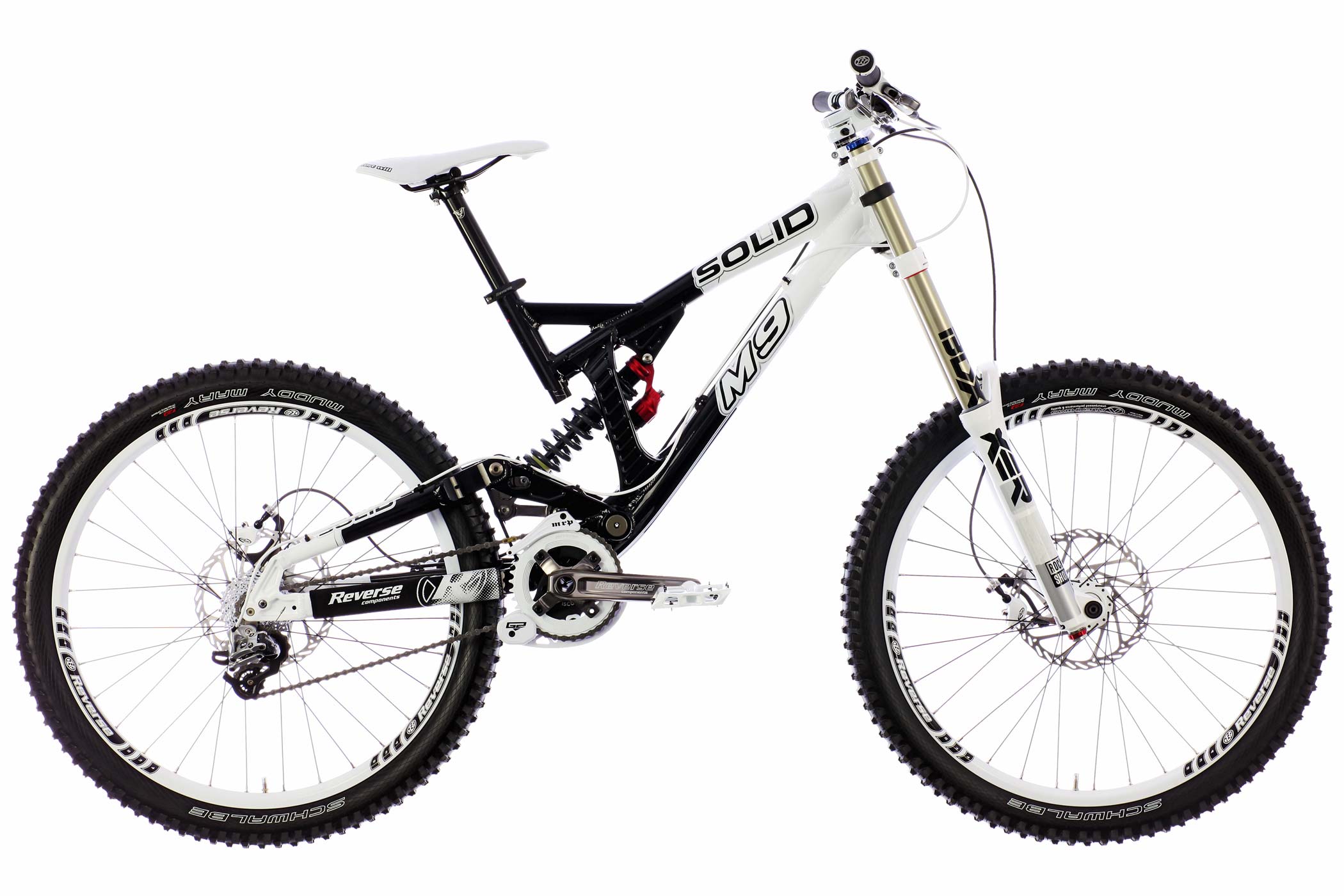 Foto Downhill Solid Bikes Mission 9 BPS blanco/negro , 44,5 cm foto 847589