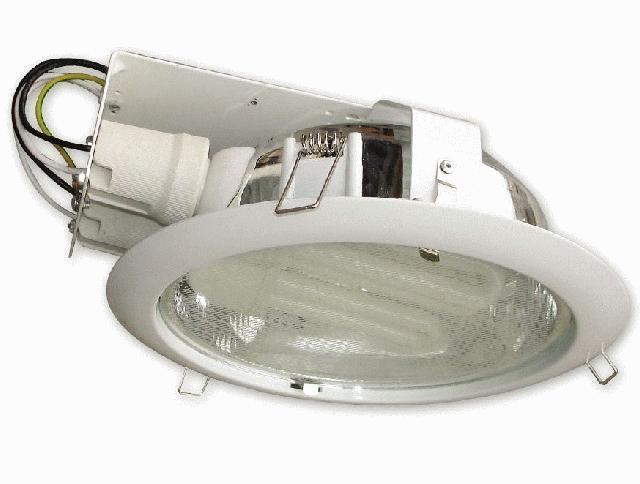 Foto Downlight De Aluminio Para 2 Lámparas E27.