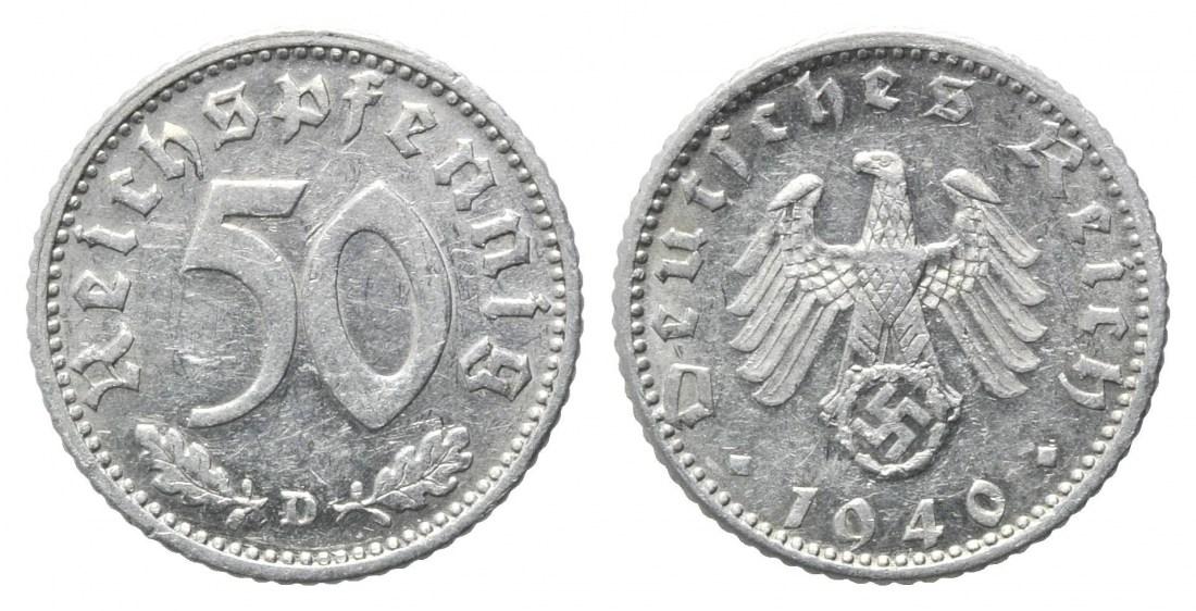 Foto Drittes Reich, 50 Reichspfennig, 1940 D, foto 723969