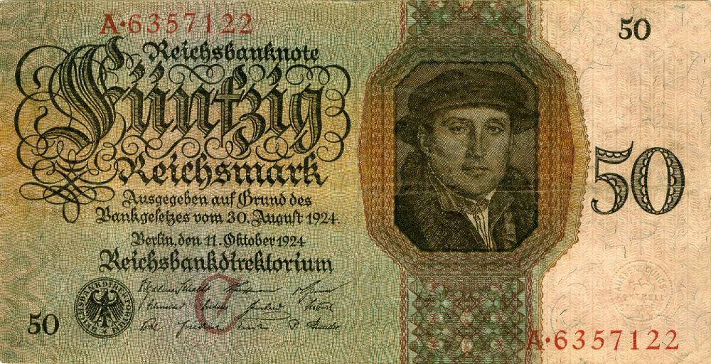 Foto Drittes Reich, Reichsbank 1924