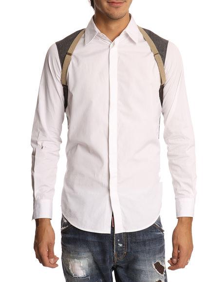 Foto DSQUARED - Camisa Waistcoat Back Blanche