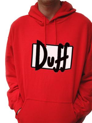 Foto Duff Beer Sudadera Roja Los Simpson Red Sweat Jacket foto 615634