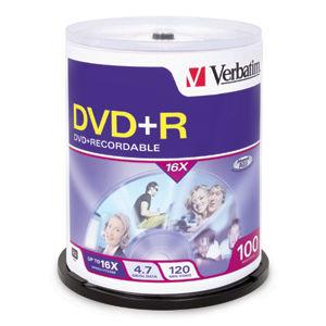 Foto DVD+R 4.7GB 16X Branded 100pk Spindle foto 12414