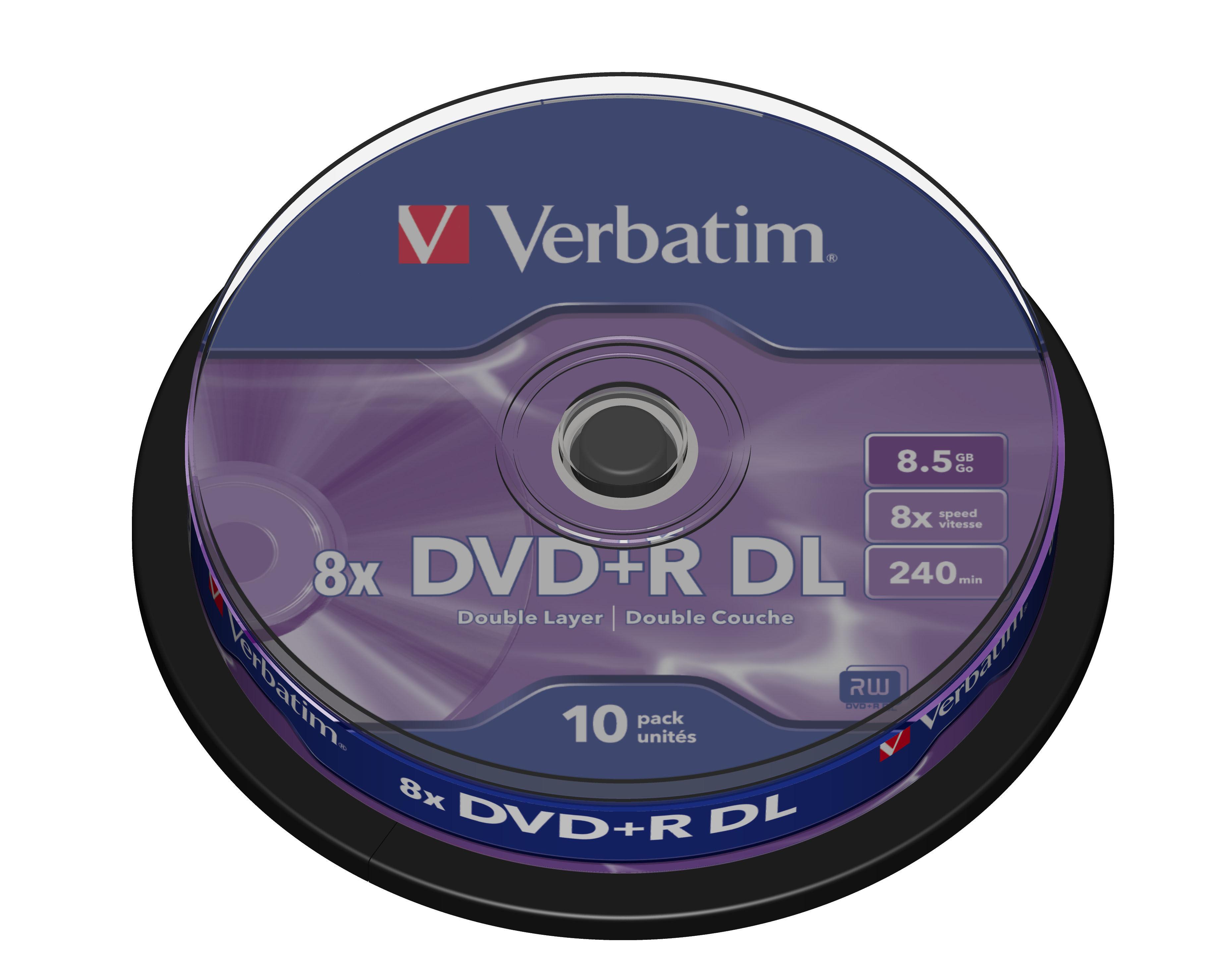 Foto dvd+r verbatim doble capa 8,5gb (tarrina 10) (compatible) foto 332324