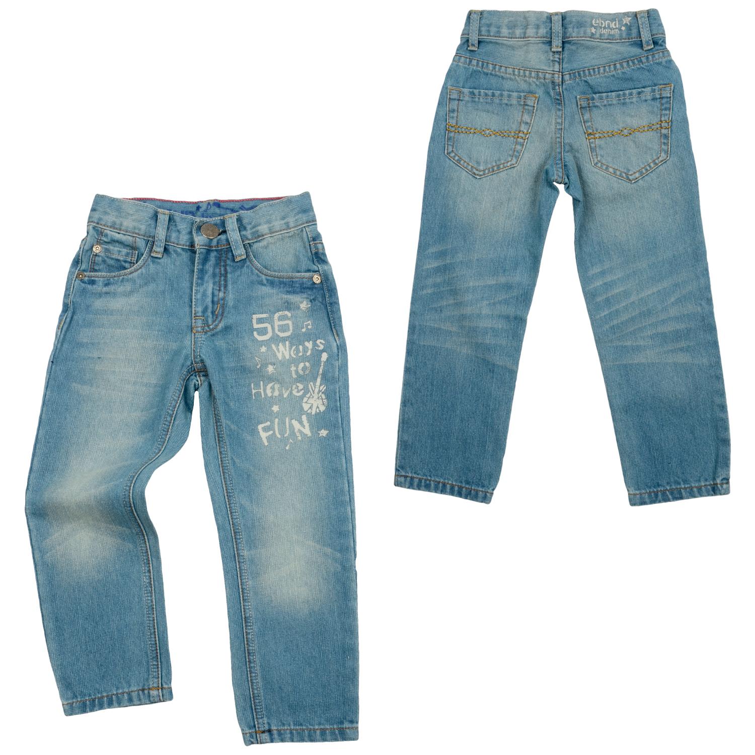 Foto Earthbound Boys Waistband Woven Denim Jeans Azul Claro foto 643567