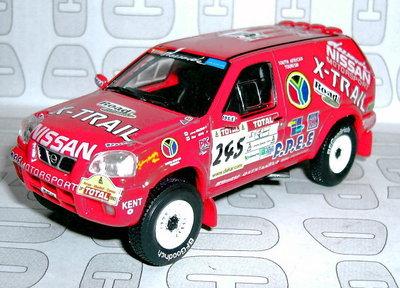 Foto Ee 1:43 Esp 13 20 Nissan X-trail Johnny Haliday -r.metge Dakar 2.002 By Norev foto 602109